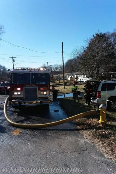 garbage truck on fire